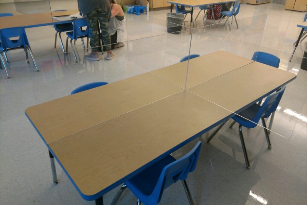 plastic school table toppers