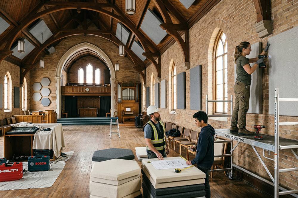 How To Reduce Echo In A Church Hall